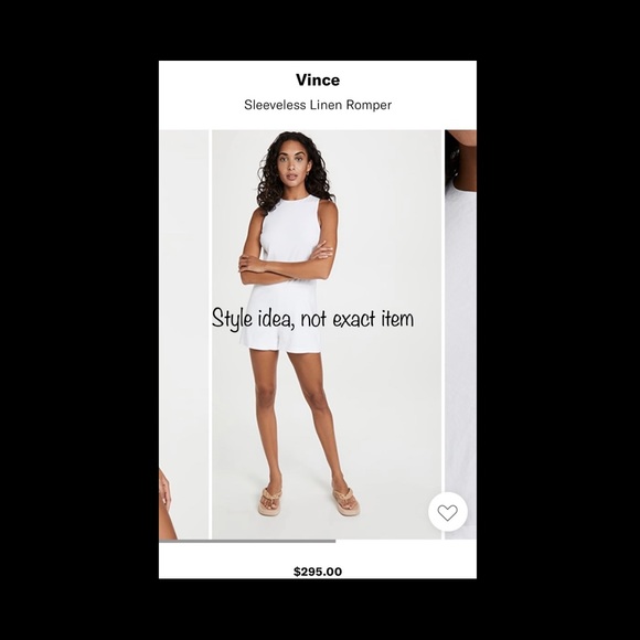 Peach shorts romper with cute features. - Picture 9 of 9